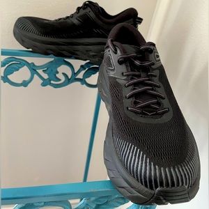 HOKA ONE ONE M Bondi 7 Size 9.5 Men’s Black/Black